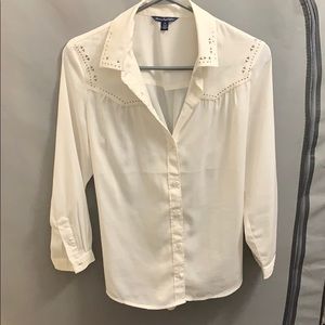 American Eagle white blouse